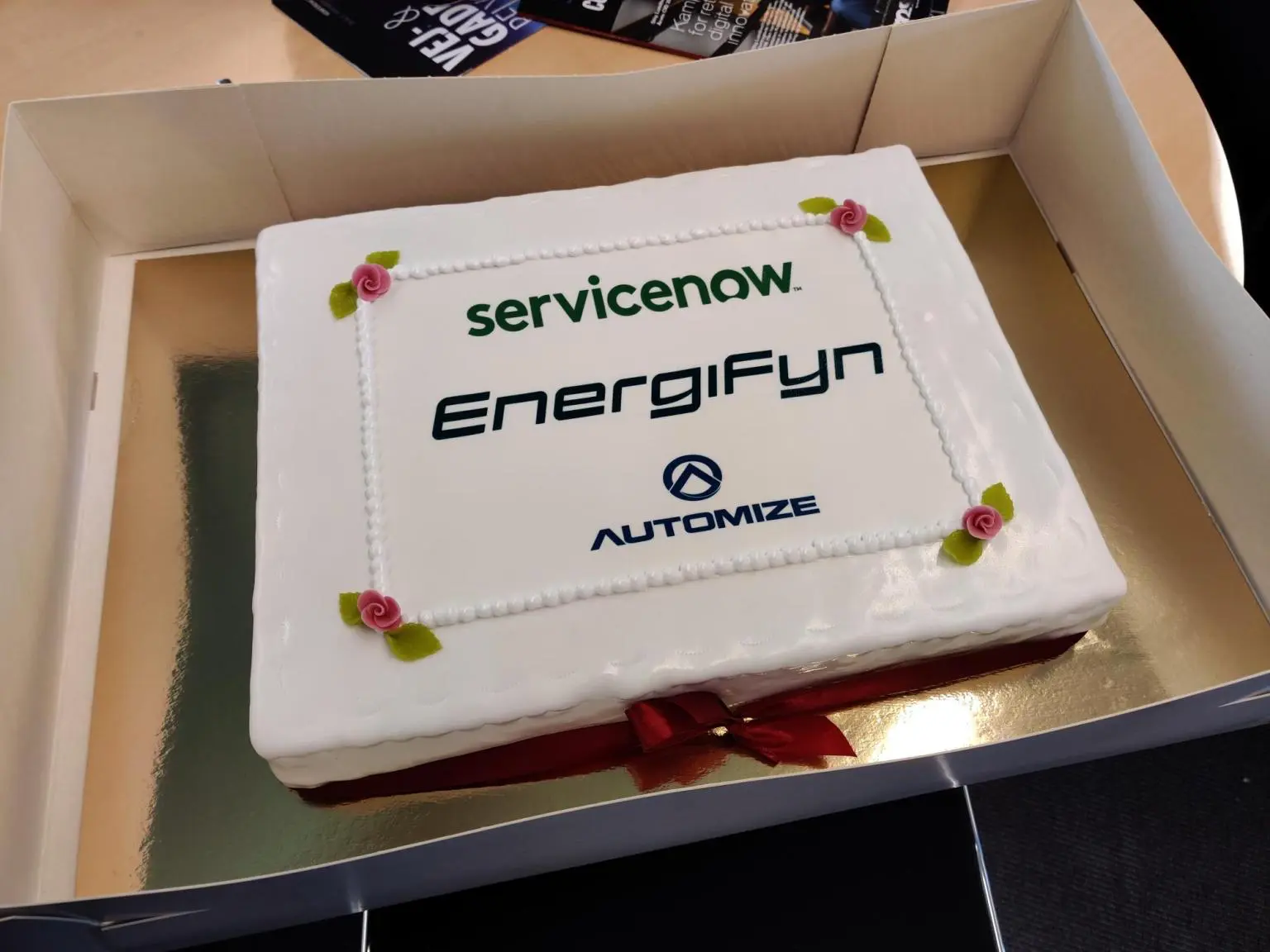 Energi Fyn Go-Live cake